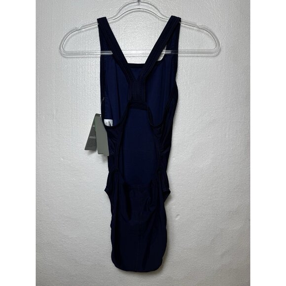 Speedo Women's Pro LT Color One Piece Super Pro Navy Blue Size 12/38 Swimsuit - Picture 6 of 10